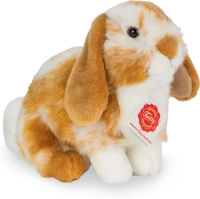 Teddy-Hermann Hase Sitzend Hellbraun/weiß Gescheckt, 20 Cm 1 Teddy-Hermann Hase Sitzend Hellbraun/weiß Gescheckt, 20 Cm