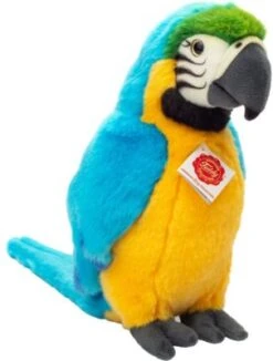 Teddy-Hermann Papagei Gelbbrustara 27 Cm