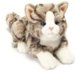 Teddy-Hermann Katze Liegend Grau 20 Cm -Teddy Hermann® 3136555 03