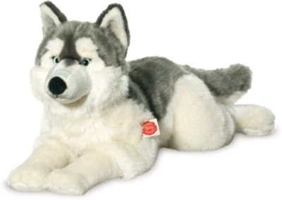 Teddy-Hermann Husky Liegend 60 Cm 1 Teddy-Hermann Husky Liegend 60 Cm