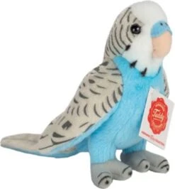 Teddy-Hermann Wellensittich Blau 13 Cm
