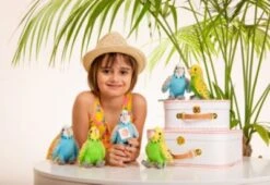 Teddy-Hermann Wellensittich Blau 13 Cm -Teddy Hermann® 8960576 04