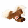 Teddy Hermann 90259 Pferd Hellbraun Liegend Ca. 30cm Plüsch Kuscheltier