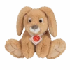 Teddy Hermann 93817 Schlenker-Hase Honig Ca. 18cm Plüsch Kuscheltier Herzekind