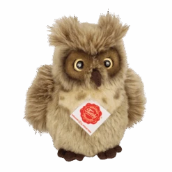 Teddy Hermann 94163 Eule Graubraun Plüsch Kuscheltier Ca 17 Cm