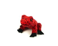 Teddy Hermann 92030 Frosch Rot Plüsch Kuscheltier Ca 13cm -Teddy Hermann® P1280240