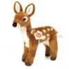 Teddy Hermann 90852 Rehkitz Stehend 23cm Plüsch Kuscheltier Fawn Waldtier