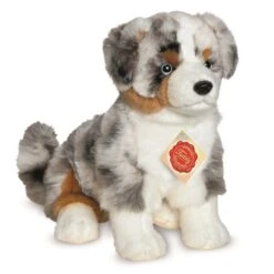 Teddy Hermann 91933 Australian Shepherd Sitzend Hund Ca 30cm Plüsch Kuscheltier