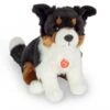 Teddy Hermann 91956 Tri-color Border Collie Sitzend 30cm Plüsch Kuscheltier Hund