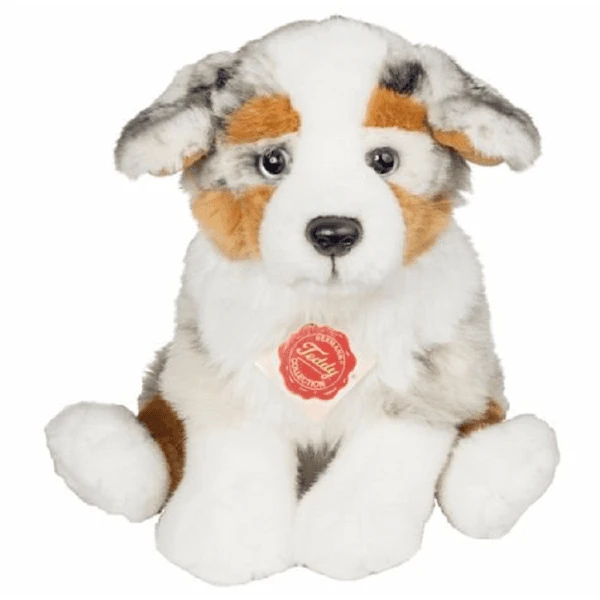 Teddy HERMANN® Australian Shepherd Welpe Sitzend, 22 Cm 1 Teddy HERMANN® Australian Shepherd Welpe Sitzend, 22 Cm