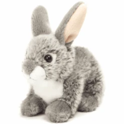 Teddy HERMANN® Hase Sitzend Grau 18 Cm