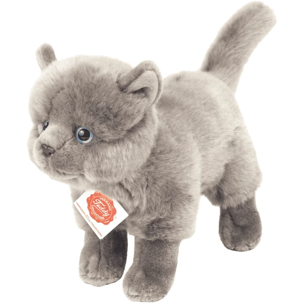 Teddy HERMANN® Kartäuser Katze Stehend Dunkelgrau, 20 Cm 1 Teddy HERMANN® Kartäuser Katze Stehend Dunkelgrau, 20 Cm