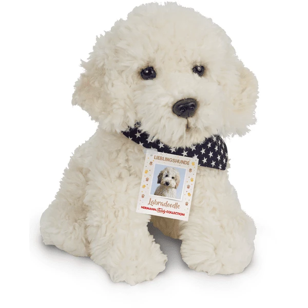 Teddy HERMANN® Labradoodle Sitzend 28 Cm 1 Teddy HERMANN® Labradoodle Sitzend 28 Cm