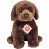 Teddy HERMANN® Labrador Sitzend Dunkelbraun 25 Cm