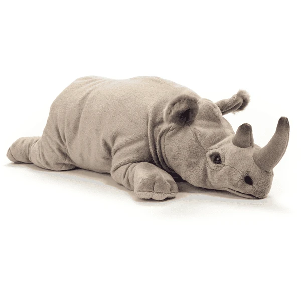 Teddy HERMANN® Nashorn Liegend 45 Cm 1 Teddy HERMANN® Nashorn Liegend 45 Cm