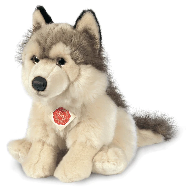 Teddy HERMANN® Wolf Sitzend, 29 Cm 1 Teddy HERMANN® Wolf Sitzend, 29 Cm